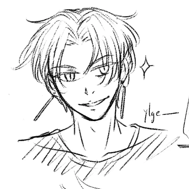 I don't draw him that often and as an EdV shipper I feel ashamed 😩😩 