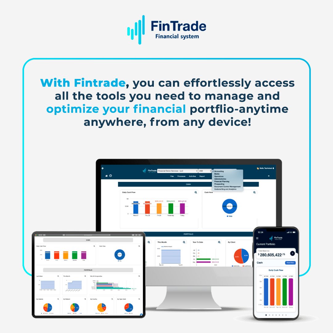 FinTradeSystem's tweet image. Fintrade offers seamless financial management with quick access to powerful tools, secure transactions, and a user-friendly experience—anytime, anywhere.

#FintechSolutions #SmartFinance #SecureAccess #Fintrade #FinancialFreedom