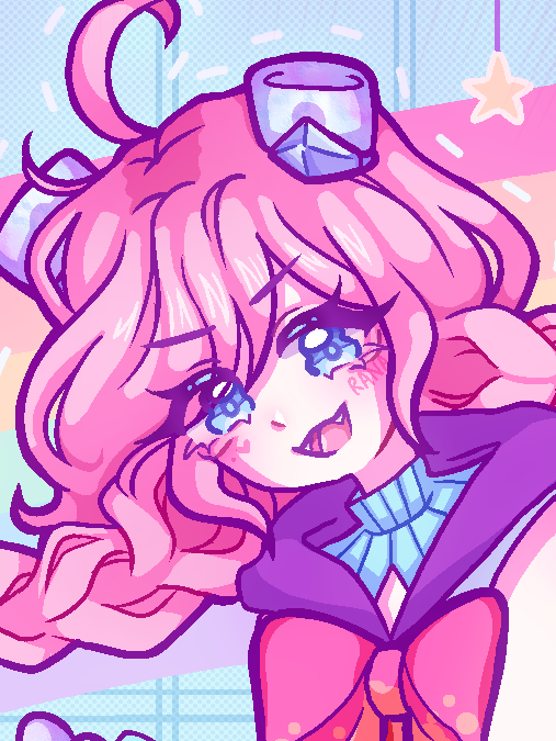 _amashu's tweet photo. HAPPY 10TH BD RANA!!! 
I participated in the RANAgain zine this year and heres my zine piece! it was so fun and i can't wait to see the finished booklet! :3 🌈🎀
[#RANAgain #Rana生誕祭2024 #vocaloid_rana] https://t.co/DjBdUm0fov