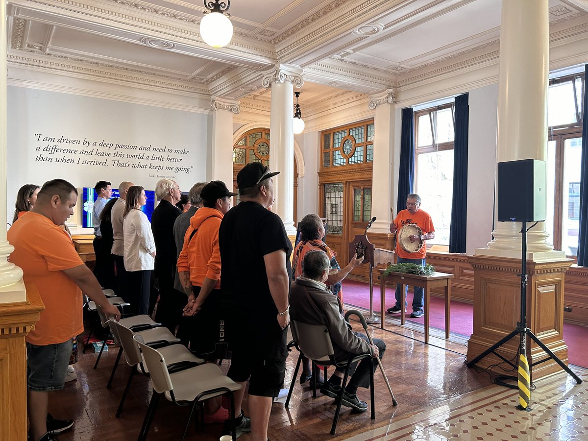 Hon. Raj Chouhan (@bclegspeaker) on Twitter photo (2/2) Truth comes before Reconciliation. It is imperative we pause and listen to local Elders and learn about the pain they endured. Hay'sxw'qa si'em to <a href="/SongheesNation/">Songhees Nation</a>, <a href="/EsquimaltNation/">Esquimalt Nation</a> & Orange Shirt Day Victoria, for guiding us through today’s event <a href="/BCLegislature/">BC Legislature</a> in a good (2/2) Truth comes before Reconciliation. It is imperative we pause and listen to local Elders and learn about the pain they endured. Hay'sxw'qa si'em to <a href="/SongheesNation/">Songhees Nation</a>, <a href="/EsquimaltNation/">Esquimalt Nation</a> & Orange Shirt Day Victoria, for guiding us through today’s event <a href="/BCLegislature/">BC Legislature</a> in a good