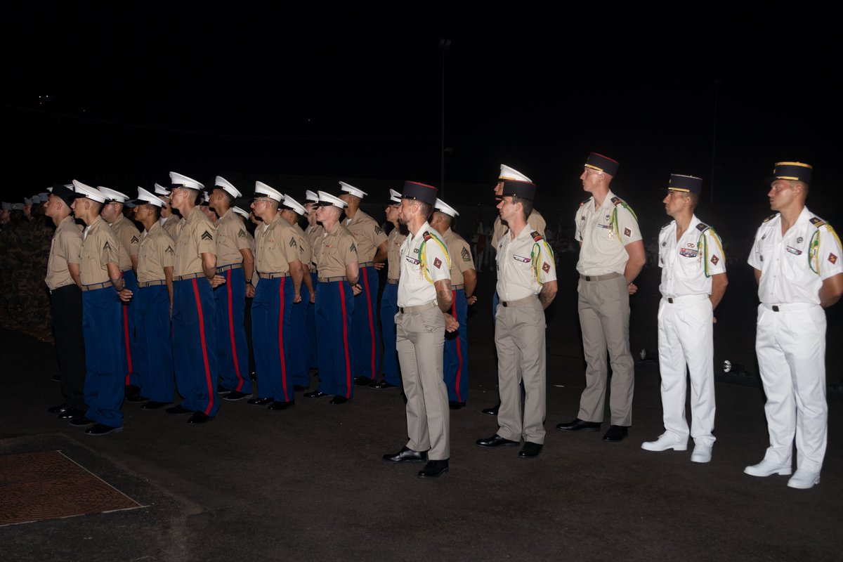 MCB_Hawaii's tweet image. 📍 Tahiti, French Polynesia (Sept. 5, 2024)

U.S. Marines with 3d LCT, 3d MLR, 3rd MARDIV, attended the 154th Bazeilles Day Ceremony alongside members of the French Armed Forces. 

#tahiti #hawaii #pacific #usmc