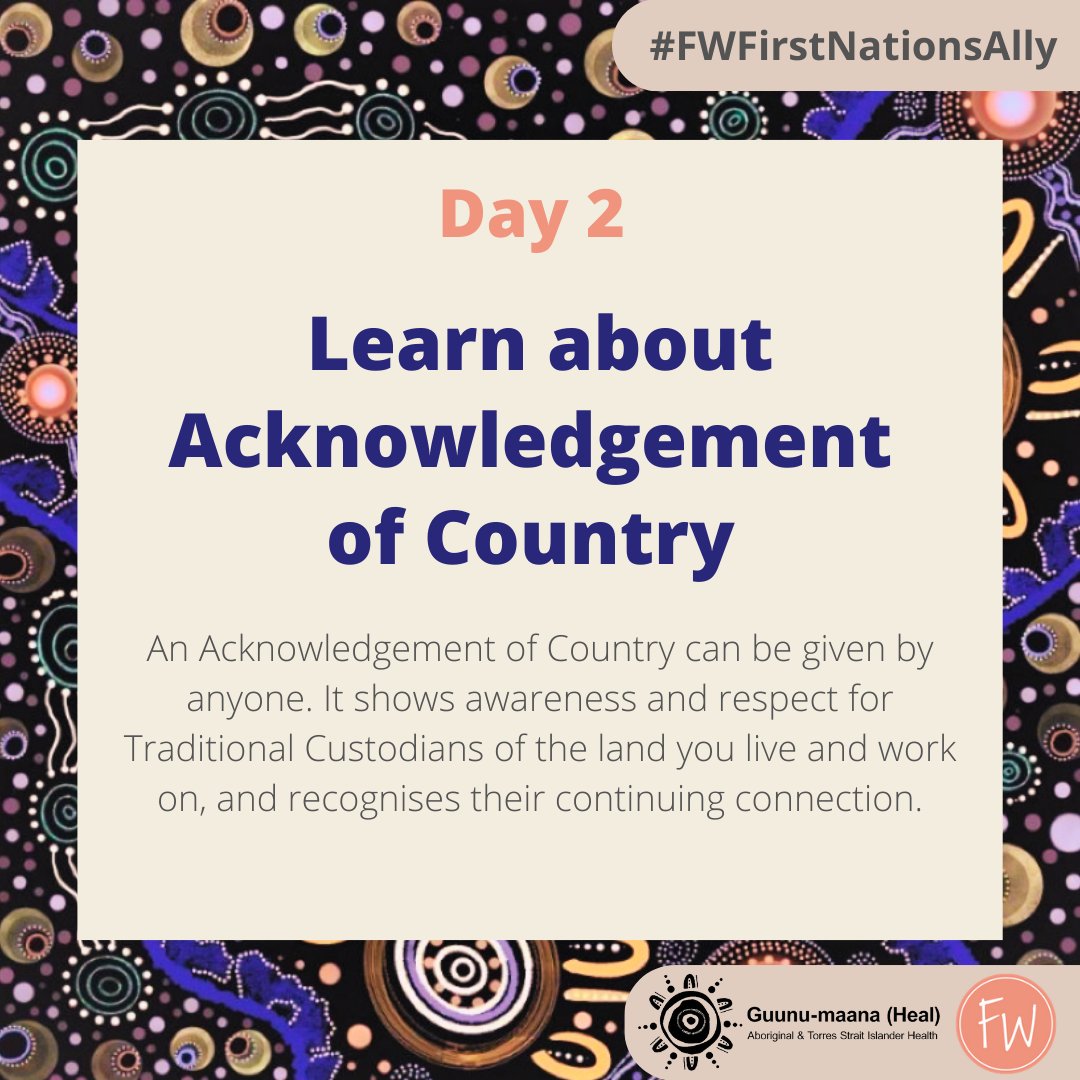Franklin Women (@franklinwomen) on Twitter photo Itās Day 2 of our social media challenge #FWFirstNationsAlly with <a href="/Guunumaana_heal/">Guunu-maana (Heal)</a>. Today, we invite you to understand the importance of (and difference between) a Welcome to Country and an Acknowledgment of Country š§µ1/4 Itās Day 2 of our social media challenge #FWFirstNationsAlly with <a href="/Guunumaana_heal/">Guunu-maana (Heal)</a>. Today, we invite you to understand the importance of (and difference between) a Welcome to Country and an Acknowledgment of Country š§µ1/4