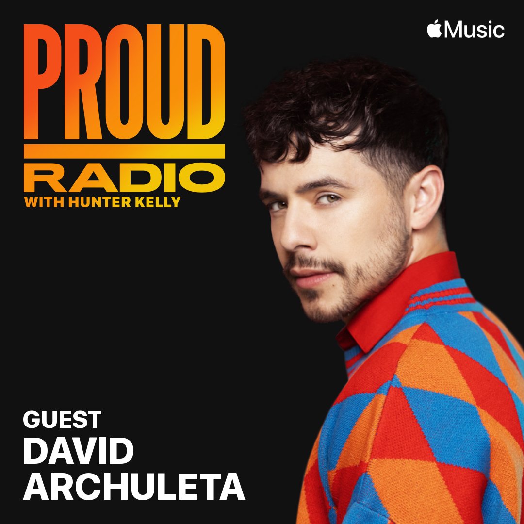 DavidArchie's tweet photo. Had a great conversation with @hunterkelly on #ProudRadio that aired over the weekend! Listen to the episode now, available on-demand on @applemusic: https://t.co/9brCOw5obE https://t.co/mdYktvJrLN