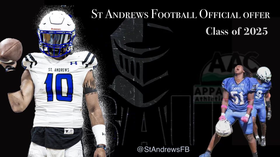 Caden Topper (@caden_topper) on Twitter photo I'm happy to receive an official offer from
<a href="/StAndrewsFB/">SAU Football</a>. Thank you for the opportunity to pursue my athletic career.<a href="/rcurtin29/">Robert Curtin</a> <a href="/FondawRoy/">Roy Fondaw - NSR</a> I'm happy to receive an official offer from
<a href="/StAndrewsFB/">SAU Football</a>. Thank you for the opportunity to pursue my athletic career.<a href="/rcurtin29/">Robert Curtin</a> <a href="/FondawRoy/">Roy Fondaw - NSR</a>
