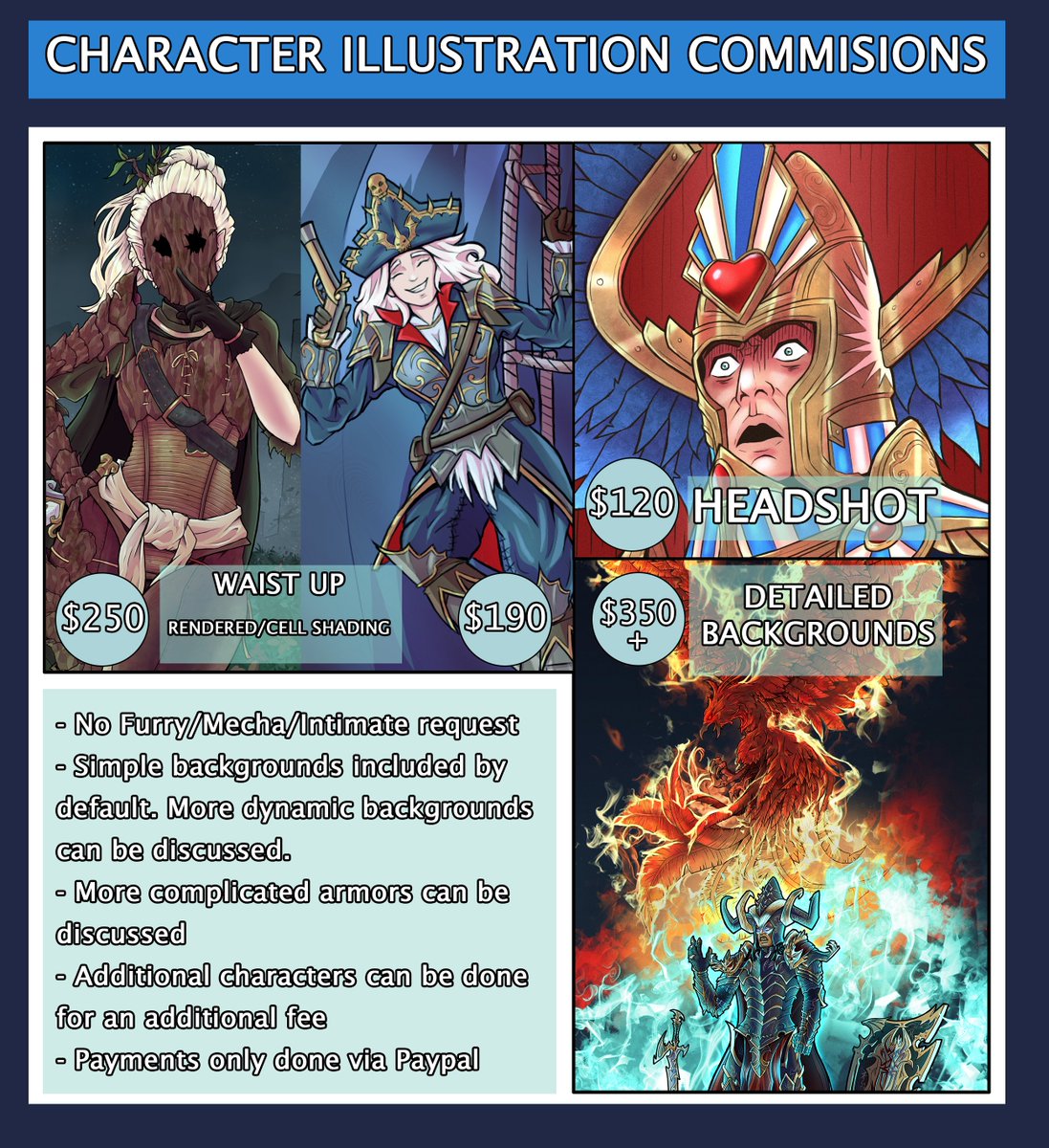 arun0fdringz's tweet photo. Hello everyone, updated my commission prices. Still taking about two a month. Feel free to dm for further information. https://t.co/C10WGomb3d