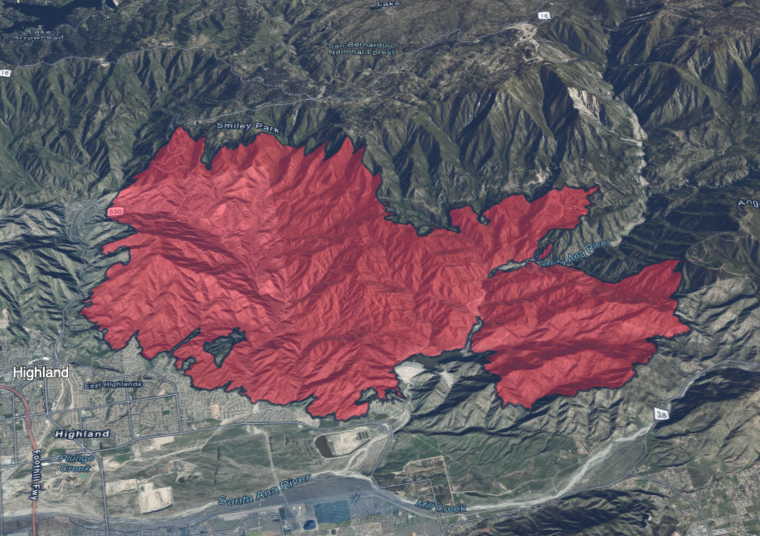 The #Linefire  has burned over 23,601 acres of San Bernardino National Forest a is only 3% contained. Yikes.