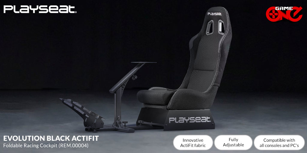 gameoneph's tweet image. Experience true racing with the Playseat Evolution Black ActiFit—designed with pro drivers for an authentic GT and Rally feel. 🏎️🏁

🛒bit.ly/3IEYizO

#playseat #racinggear #blackactifit #gameoneph