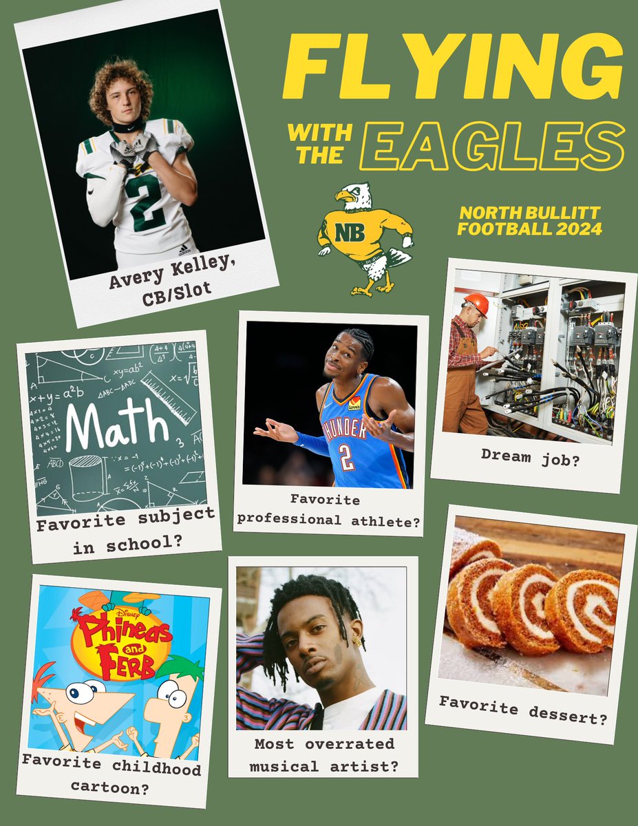 One of our captains and a four year starter for the Eagles.

This week on Flying with the Eagles it is Avery Kelley. 

What an incredible career you’ve put forth for your school. 

Congrats AK!