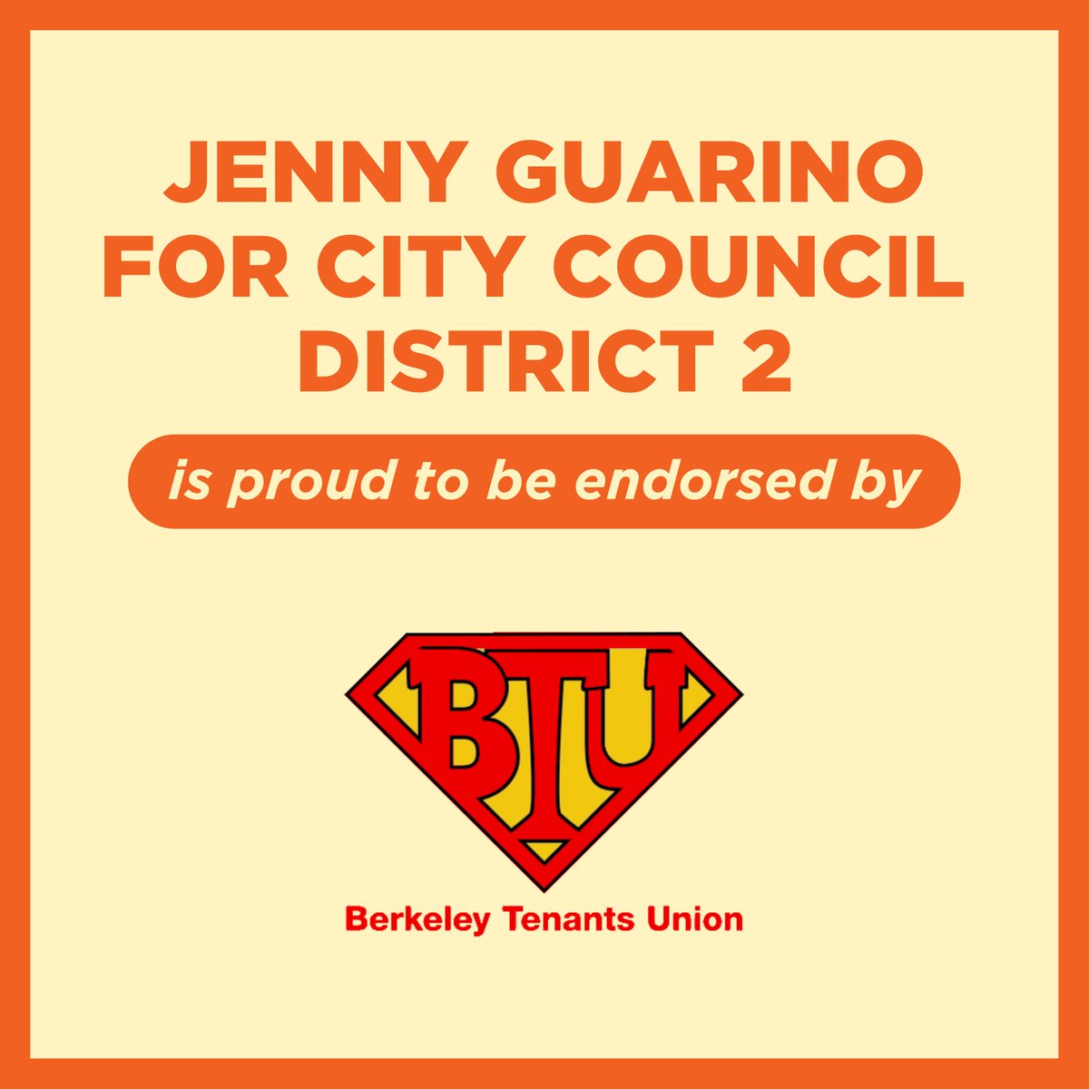 Jenny Guarino for Berkeley City Council D2 tweet media
