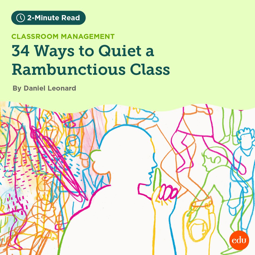 When classrooms devolve into boisterous chatter, it’s sometimes best to let kids have some space to laugh/chat..

But to snap the class back to attention—still a critical #ClassroomManagement skill—try using these strategies:

🧵 1/11