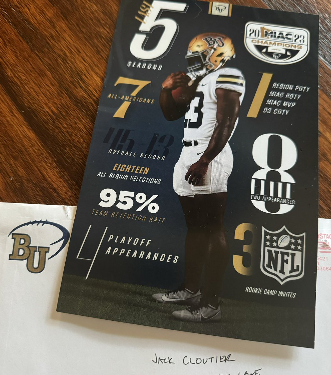 Jack Cloutier (@jackcloutier14) on Twitter photo Thank you, Coach McElroy, for the thoughtful handwritten note!
<a href="/McElroy26/">Mike McElroy</a>
<a href="/BethelRoyalsFB/">Bethel Football</a> Thank you, Coach McElroy, for the thoughtful handwritten note!
<a href="/McElroy26/">Mike McElroy</a>
<a href="/BethelRoyalsFB/">Bethel Football</a>