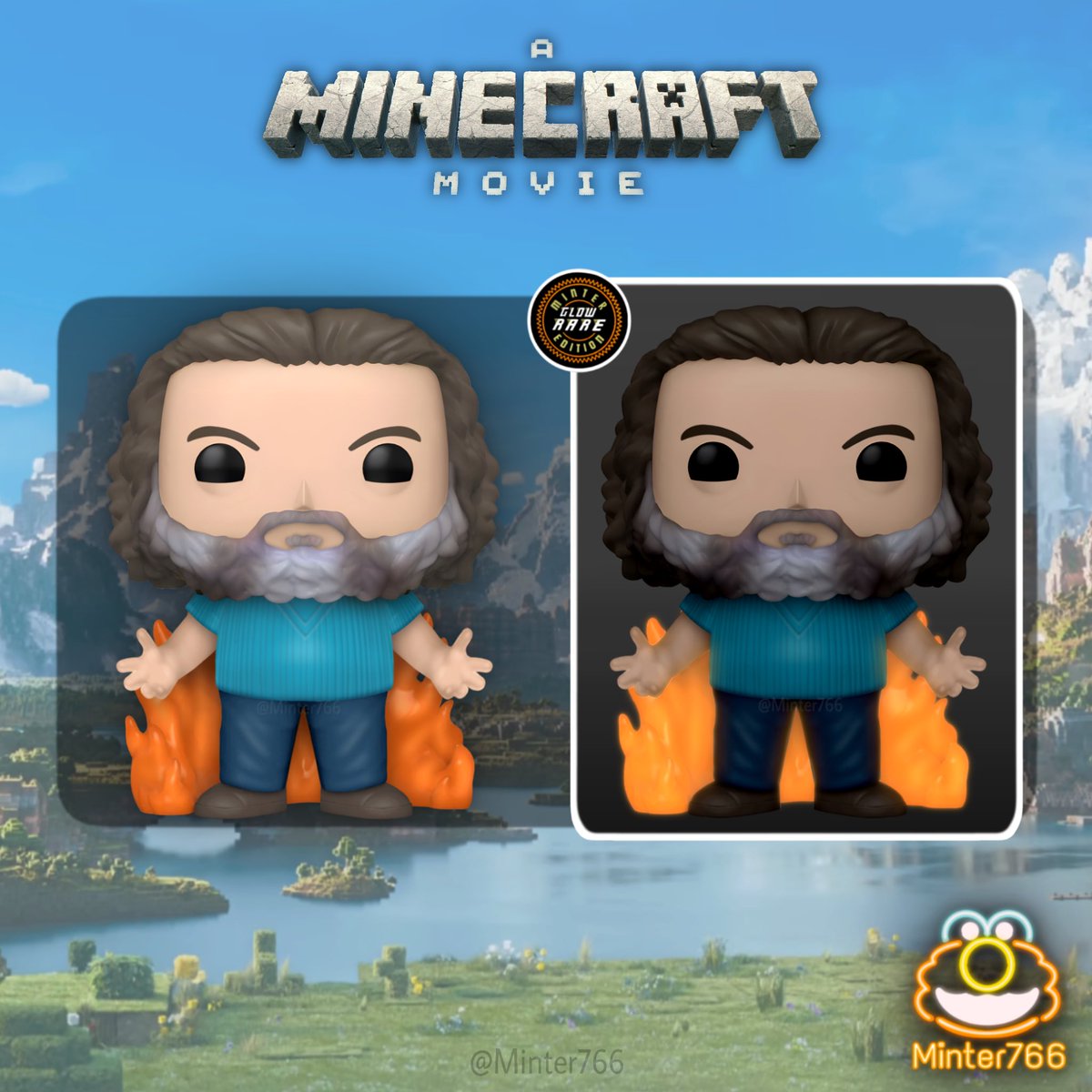 Minter766's tweet photo. Steve w/ GITD Variant
Custom Concept Art. 
#Minecraft #MinecraftMovie #MinecraftLiveAction https://t.co/njkqtvIYPY