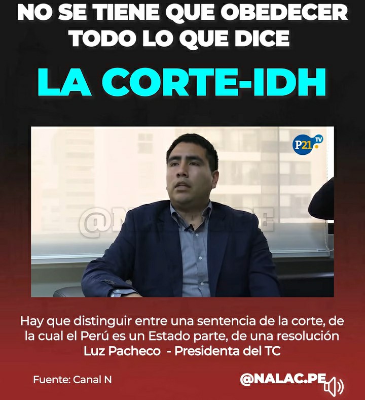 La <a href="/CorteIDH/">Corte Interamericana de Derechos Humanos</a> se alinea al globalismo perverso del ABORTO de la #IdeologiaDeGenero de la eutanasia y del #Garantismo perverso en FAVOR del criminal y del delincuente en CONTRA del agraviado y de las víctimas. 
    ¿Si o no <a href="/Ideele/">IDL</a> y <a href="/cnddhh/">CNDDHH 🇵🇪 #NiUnMuertoMás</a>?
   ¡¡Salirse de la corte es esencial.!!