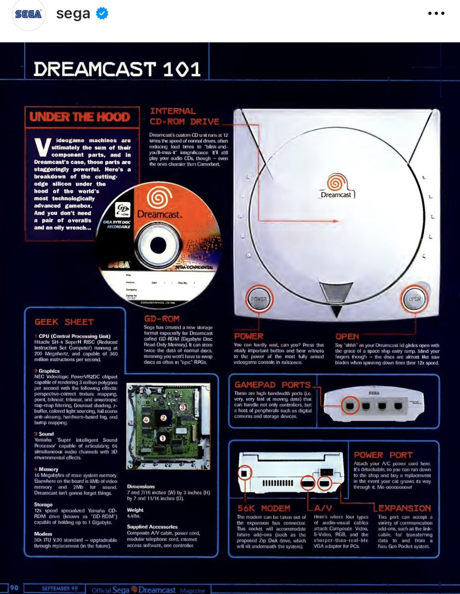 AGNostalgia1's tweet photo. Happy 25th Birthday Dreamcast!  🌀 @sega was so ahead of the game with this one 💪🏾🎮😌 #dreamcast #sega #gamebettertogether #birthday https://t.co/ERFlcdG2VU