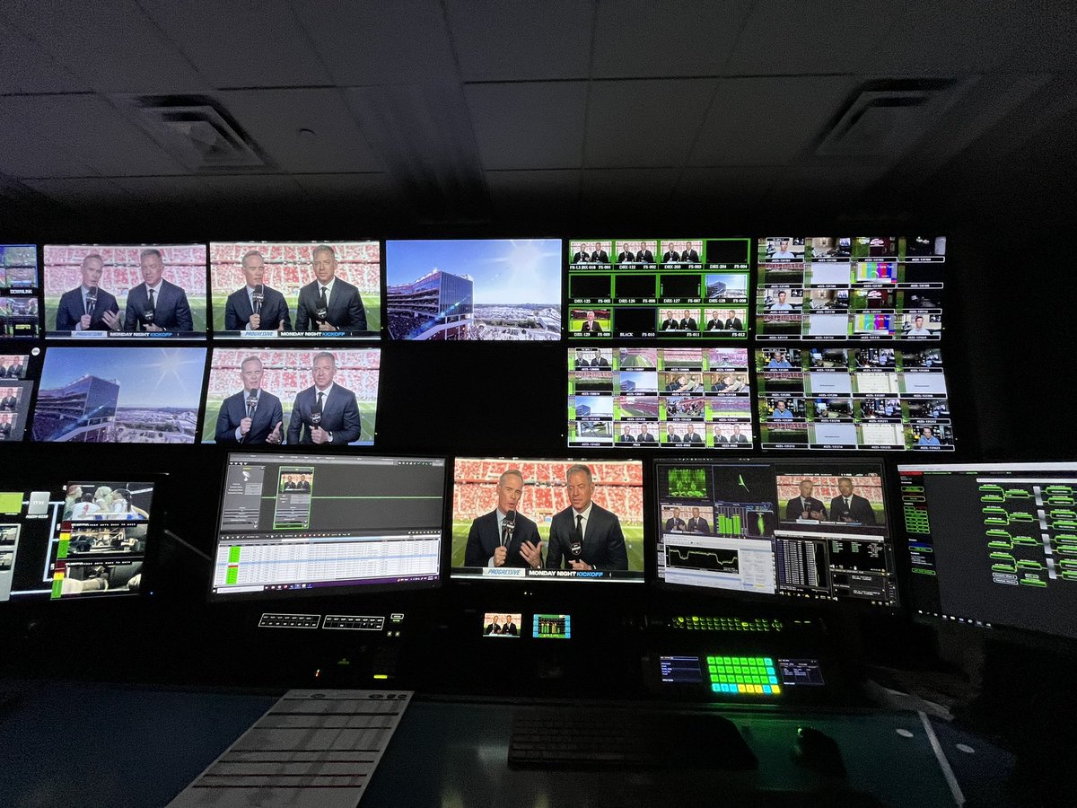 Behind the scenes of MNF Week 1 from Bristol. Excited to be one of the lead Transmission operators on this event for the 2024-25 season.