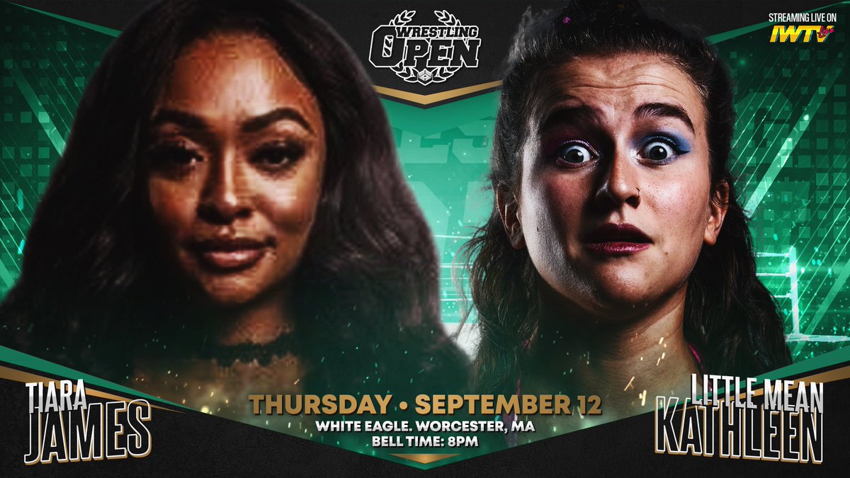 LMK is free from The Bakabella Family.

Tiara has a new attitude.

Let’s see what happens when they collide.

Thursday.

#WrestlingOpen 

📺: <a href="/indiewrestling/">IWTV</a> 
🎟️:  $10 at the door OR shopiwtv.com/collections/wr…