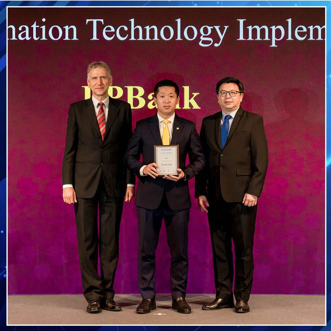 TheAsianBanker's tweet photo. #LPBank has been commended as the Best #AutomationTechnology Implementation in #Vietnam for its advanced #robotic process automation (RPA) technology.
Read More: https://t.co/s61KZNmFsW
#TABGlobal https://t.co/CvZetDLNNp