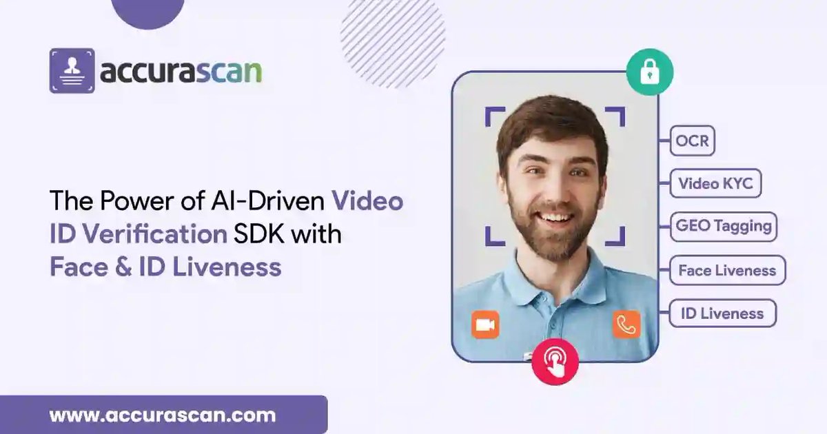 Transform your KYC process with Accura Scan's AI-based Agent-Assisted Video KYC SDK, featuring advanced Face &amp; ID Liveness technology! 🌐

Check out our latest blog to see how we can elevate your KYC process! Explore now - accurascan.com/blog/ai-based-…

#VideoKYC #AI #Fintech #eKYC