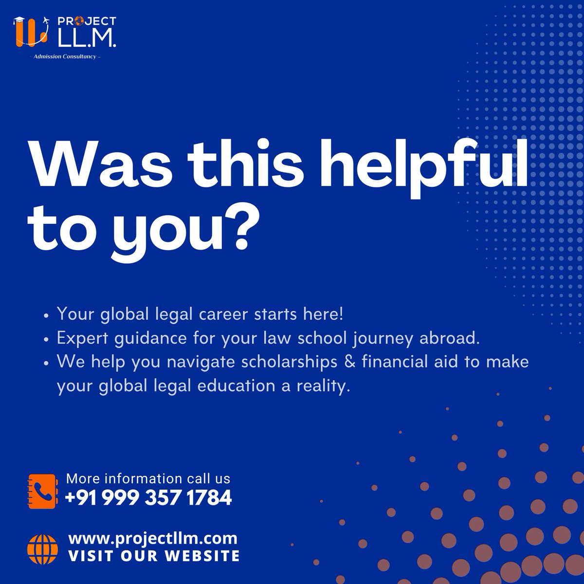projectllm's tweet image. 🎓 Ready to explore your global legal career? Contact us today to get started! 🌐

#ProjectLLM #StudyLaw #LegalEducation #StudyAbroad #UKLaw #LawCareer #StudyLawAbroad