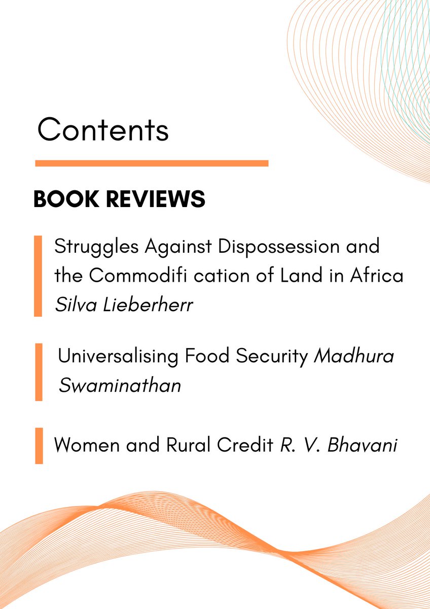 reviewagrarian's tweet photo. 📢The print edition of the Review of Agrarian Studies 14,1 is out! 

To know more, visit https://t.co/xWxGgD9ziY. https://t.co/foUZZI1MYd