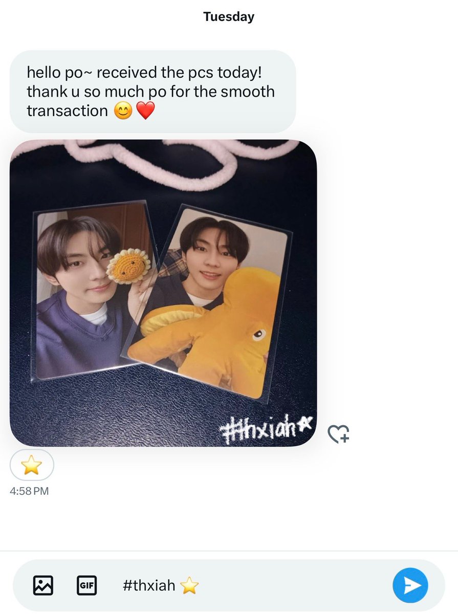 0516mails's tweet image. #thxiah ⭐️