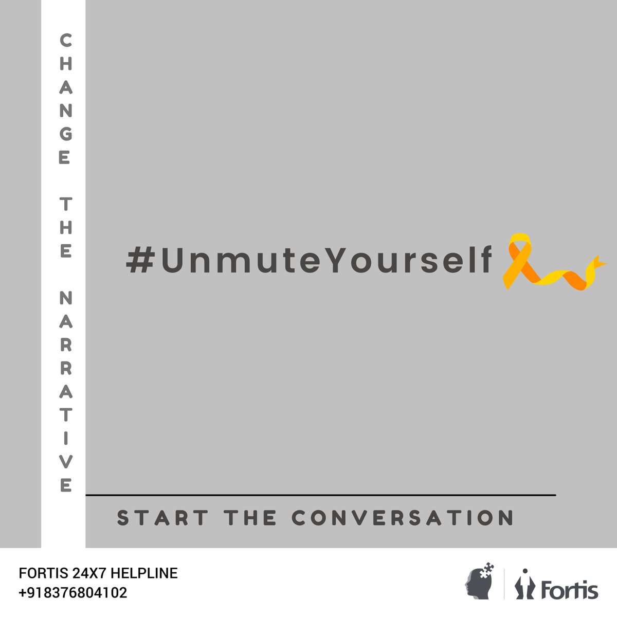 Fortis Healthcare (@fortis_hospital) on Twitter photo #UnMuteYourself
This World Suicide Prevention Day Start the conversation and be the change.
<a href="/fortis_mhbs/">fortismentalhealth</a> <a href="/dr_samirparikh/">Dr. Samir Parikh 🇮🇳</a>
#ChangeTheNarrative #StartTheConversation #AtFortisWeCare #UnMuteYourself
This World Suicide Prevention Day Start the conversation and be the change.
<a href="/fortis_mhbs/">fortismentalhealth</a> <a href="/dr_samirparikh/">Dr. Samir Parikh 🇮🇳</a>
#ChangeTheNarrative #StartTheConversation #AtFortisWeCare