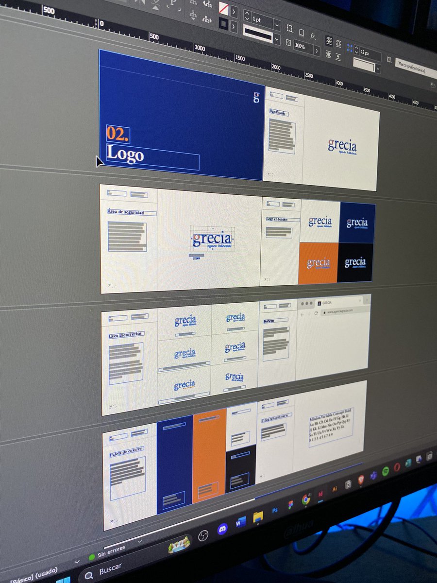 razecdzn's tweet image. To all of you who wanted to see me make a brand manual in InDesign, I've done it for you