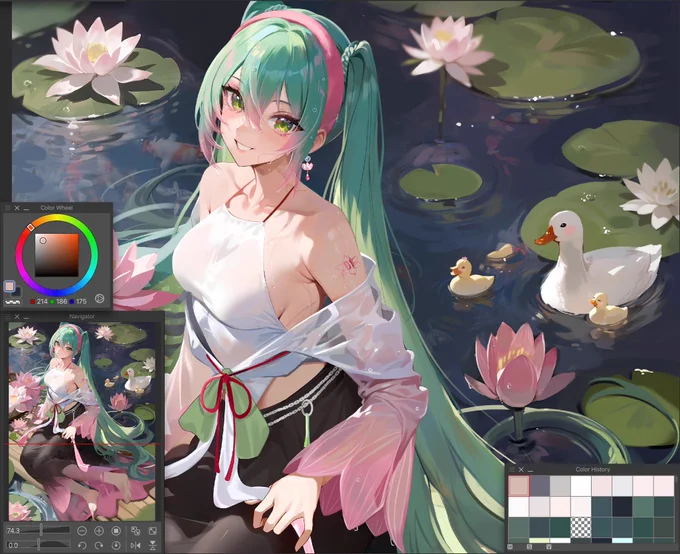 Viet Miku wip! #HatsuneMiku 