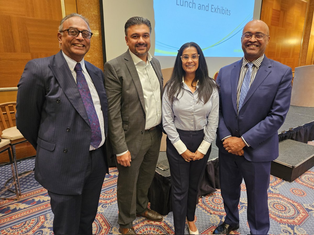 Having delivered a speech at the <a href="/Avicennaplc/">Avicenna</a> conference, on Sunday, in which I talked about the need for community pharmacy to consider working to rule, over dire financial landscape, it was great to catch up with <a href="/ashsoni0607/">Ash Soni OBE</a>, Avicenna's Brij Valla and Napp's Neelam Katechia.