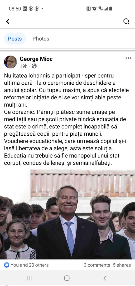GeorgeMilitaru2's tweet photo. @KlausIohannis https://t.co/XjBKcjwBoo