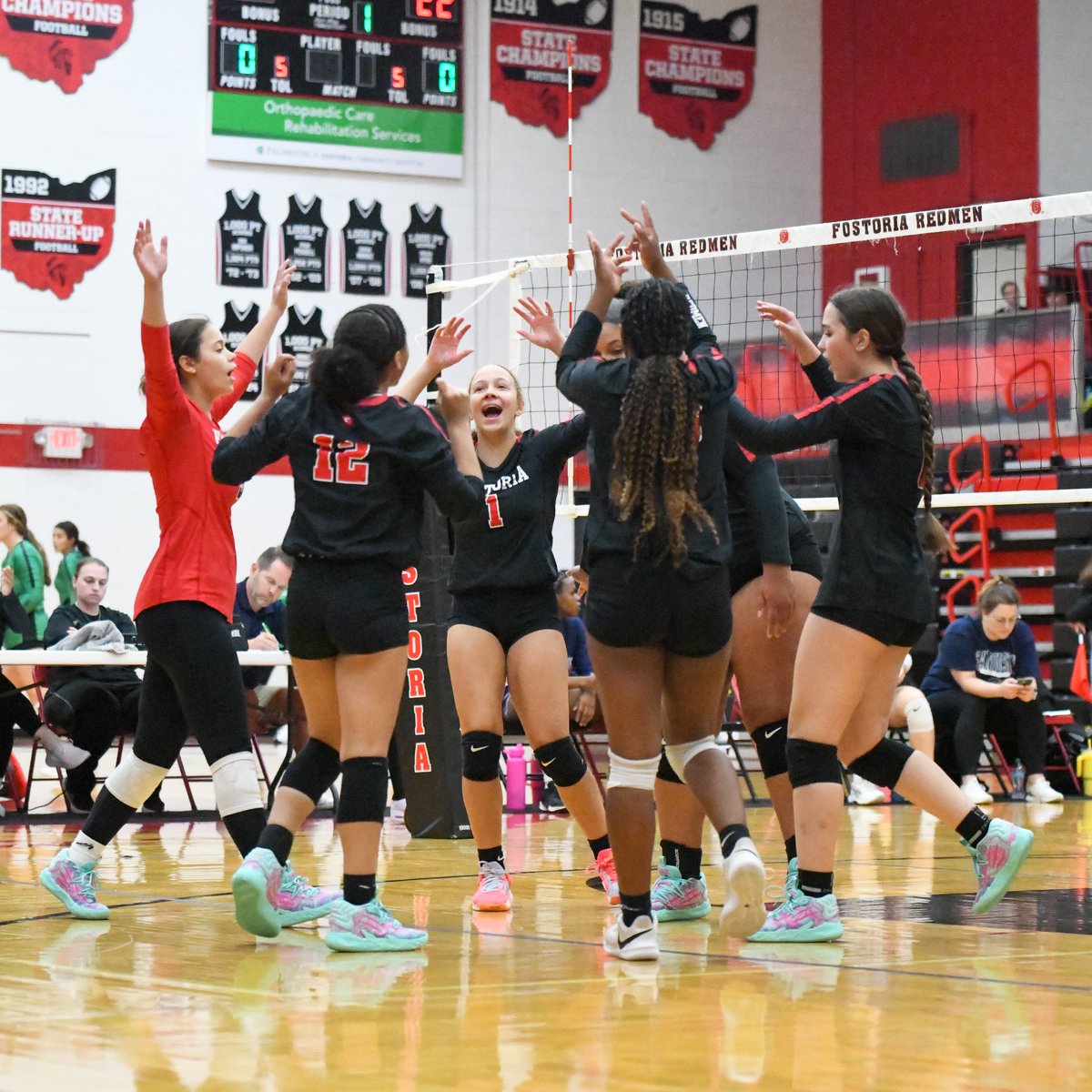 The FHS volleyball team played at home and finished 3rd in the Fostoria Invitational. Great job, girls!