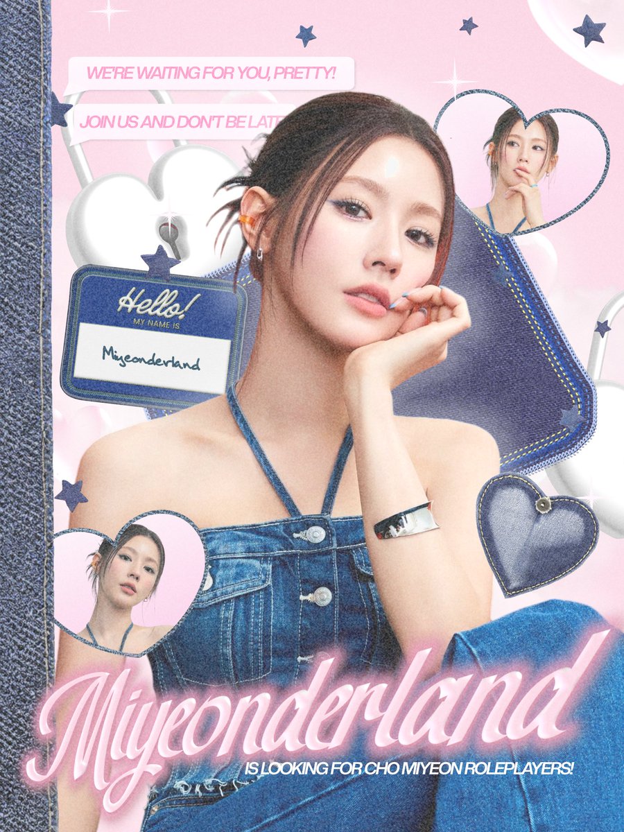 ᅠ
“…조미연공주님 제발 와주세요!” 🐰 the flower-adorned gates have swung open and all are welcomed to draw near. calling forth MIYEON ROLEPLAYERS to gather, for this is our divine wonderland. be sure to visit tumblr.com/miyeonderland before descending into our world! 👑
ᅠ