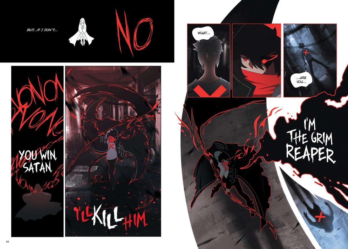 I'm the Grim Reaper releases TOMORROW!! Check out your local Barnes &amp; Noble or other bookstore to pick it up! :D

Here's the final preview: The title drop scene from Episode 2. I'm so excited for everyone to get their copies!!!