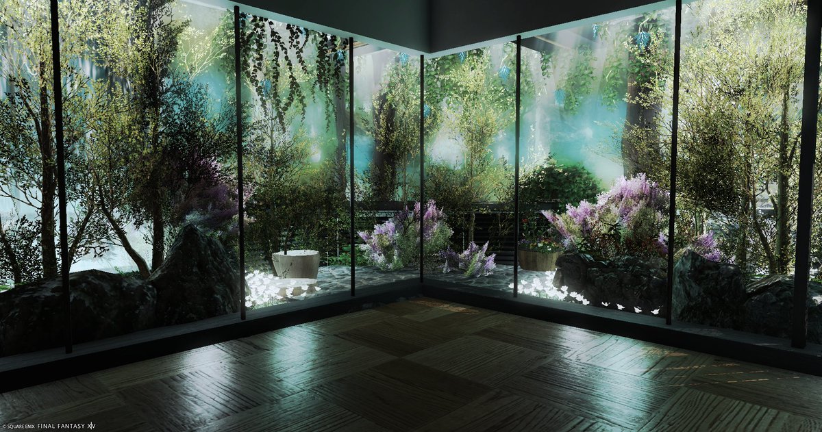 リビングから見えるお庭作成。