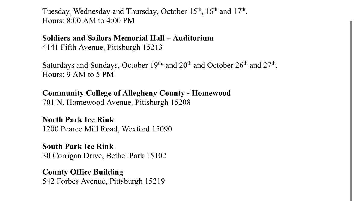 bethanyhallam's tweet photo. At today’s Board of Elections meeting, we approved 10 ballot return sites (screenshot #1) and 5 satellite voting locations (screenshot #2) for the 2024 General Election: https://t.co/tC6YnkHtzk