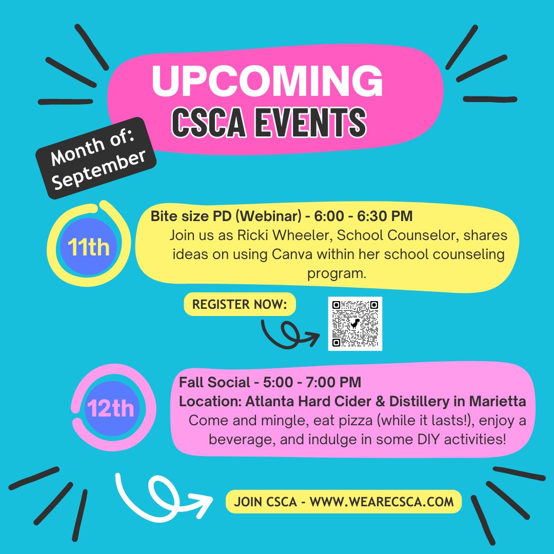 WeAreCSCA's tweet image. A great time for great connections! We can’t wait to see YOU this week!