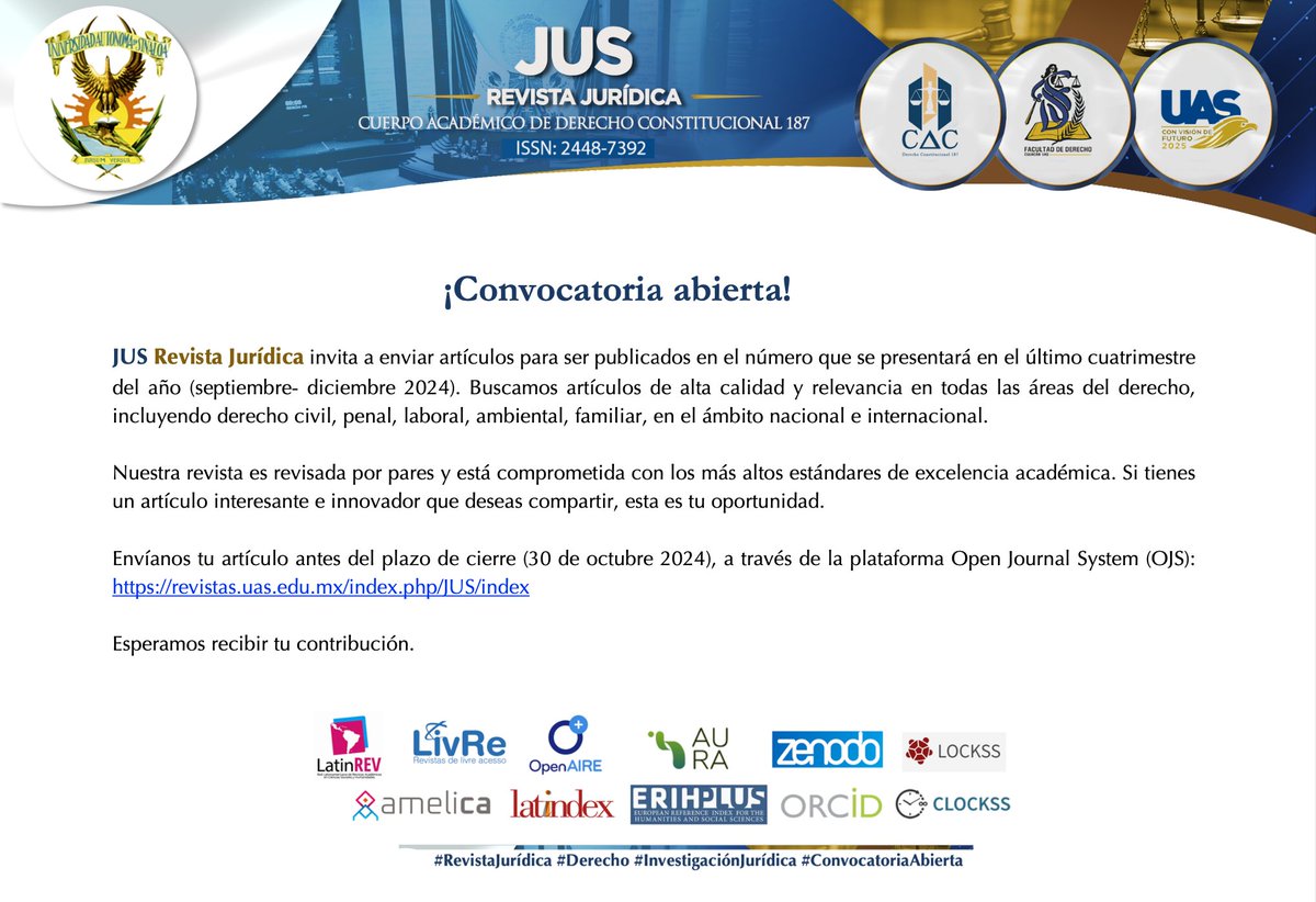 JUS Revista Jurídica tweet media