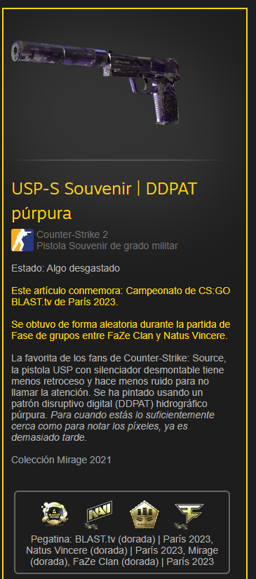 YeeTzyMuffinz's tweet photo. ⚠️SORTEO // GIVEAWAY⚠️
USP-S Souvenir | DDPAT púrpura (FT)
-Follow
-RT
-Like al video + coment
https://t.co/YW8dIe2fhl
(END 17/09)
#csgo #csgoesp #csgogiveaways #CS2Giveaway #CS2 #sorteo #giveaway #CS2GIVEAWAY #counterstrike #skinsfreecs2 #sorteocs2 https://t.co/nEjNcUHpzY
