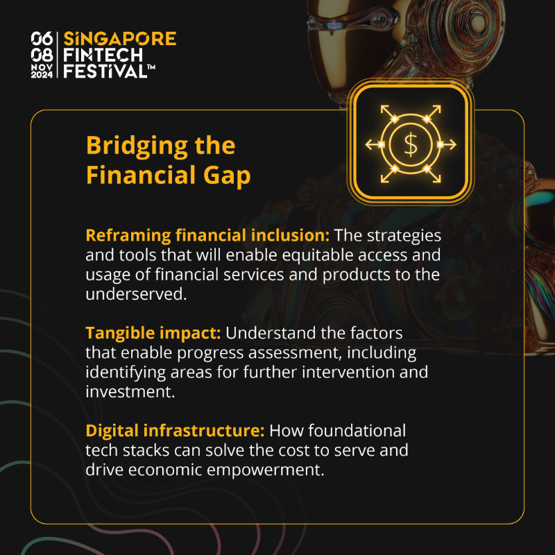 sgfintechfest's tweet photo. 💬 How can the global #fintech sector balance innovation with regulatory demands to drive progress?

👥 Be part of #SingaporeFinTechFestival 2024 to gain expert insights, network with the global fintech community, and drive the next wave of #FinancialServices innovation.
