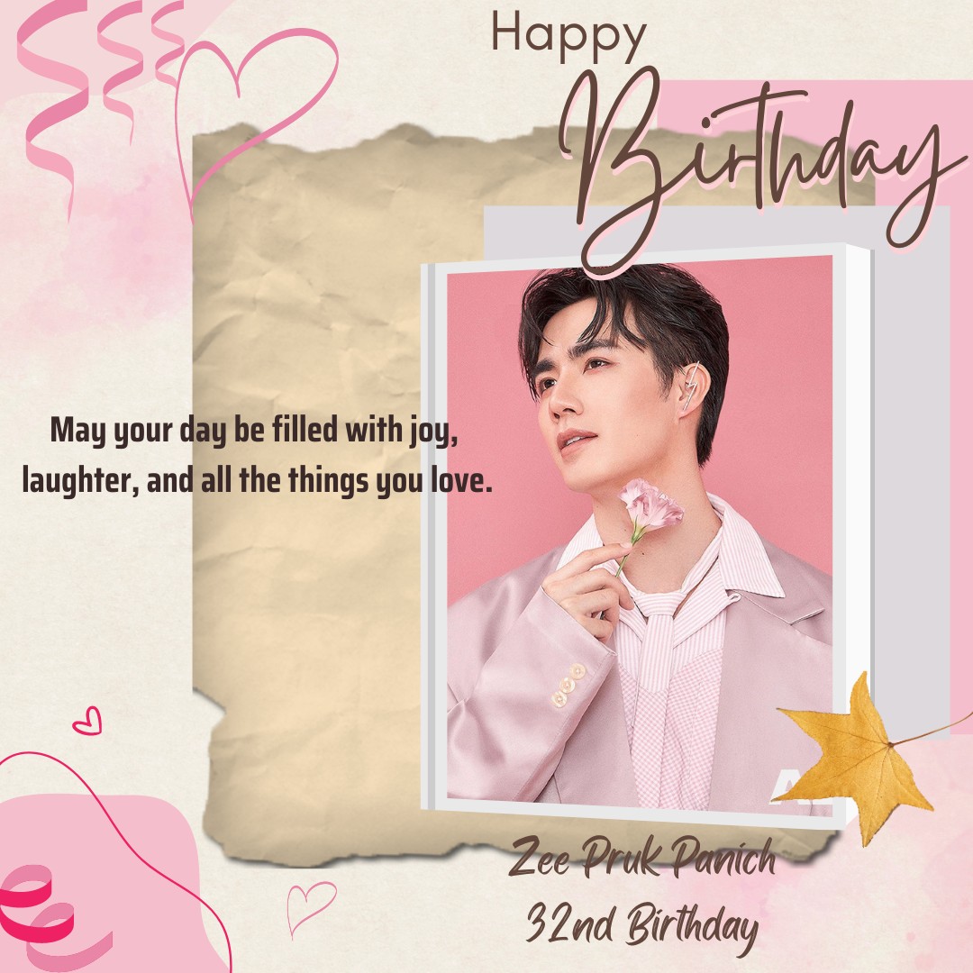 Happiest birthday to the best boy in this whole world 🎂

#HappyPrukPrukDay
<a href="/zee_pruk/">Z</a>
#ZeePruk #Zunshine