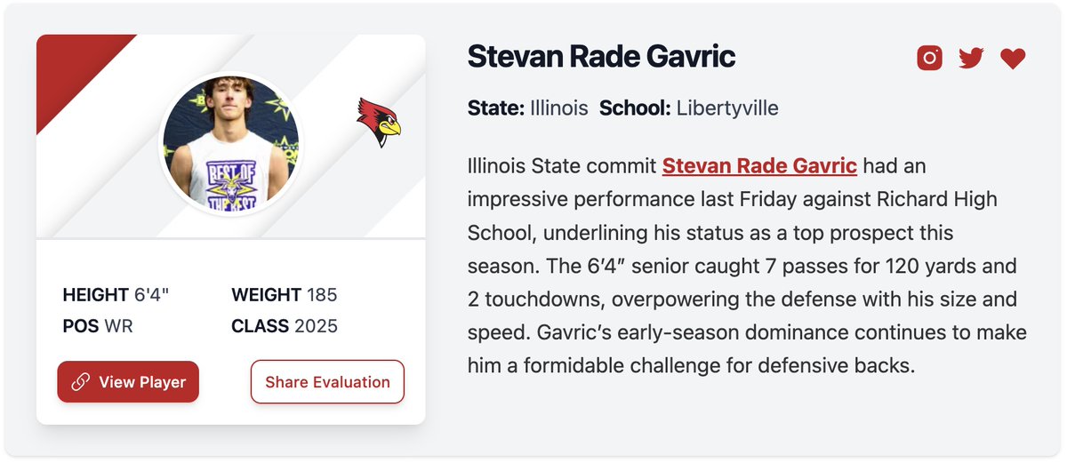 Thank you <a href="/Coach_Bergman/">Eric Bergman</a> and <a href="/PrepRedzoneIL/">Prep Redzone Illinois</a> for the write up,  always working!