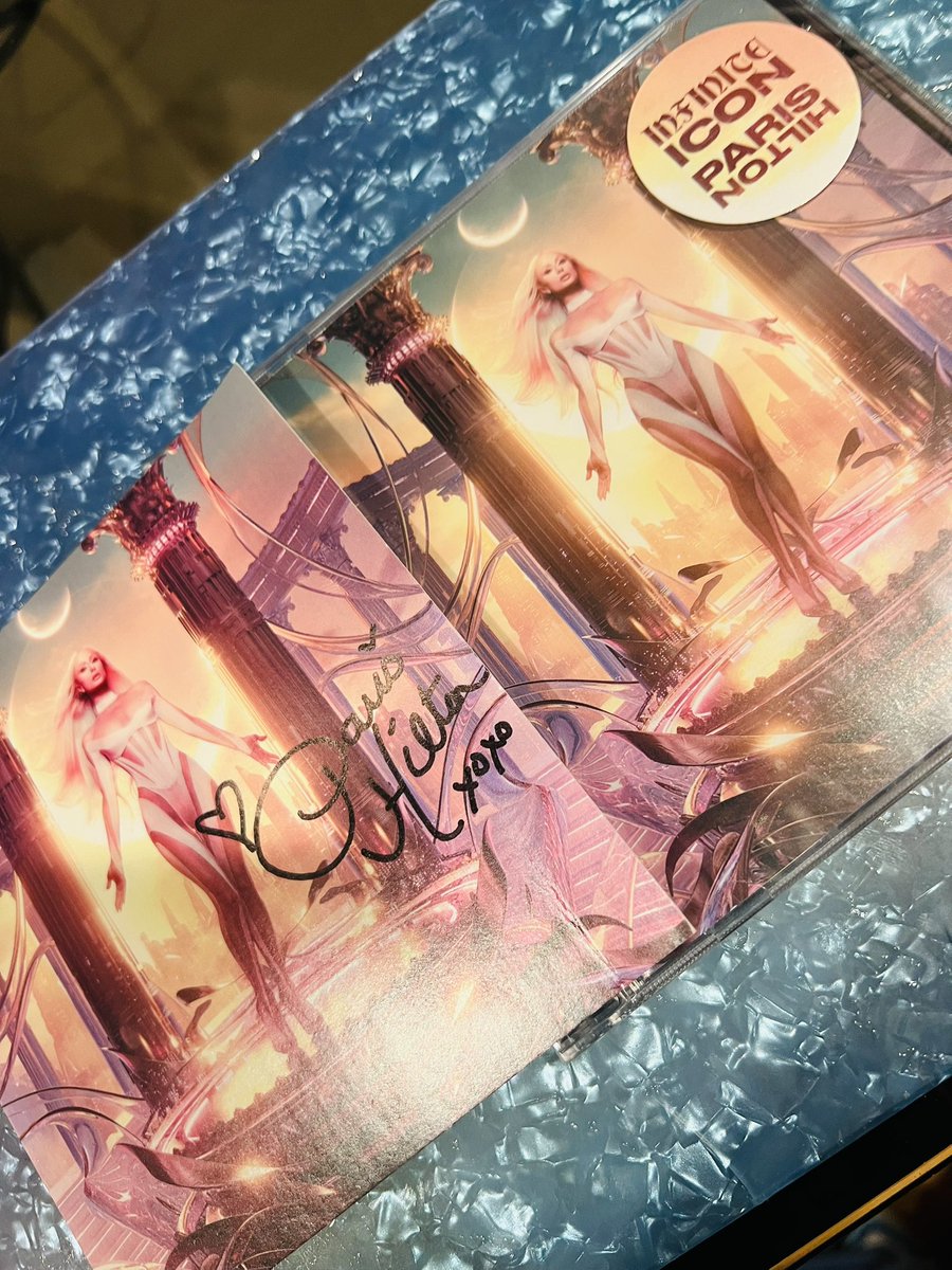 jspears007's tweet image. Finally got my signed Paris Hilton cd 💿 💖 loves it 💕 #InfiniteIcon