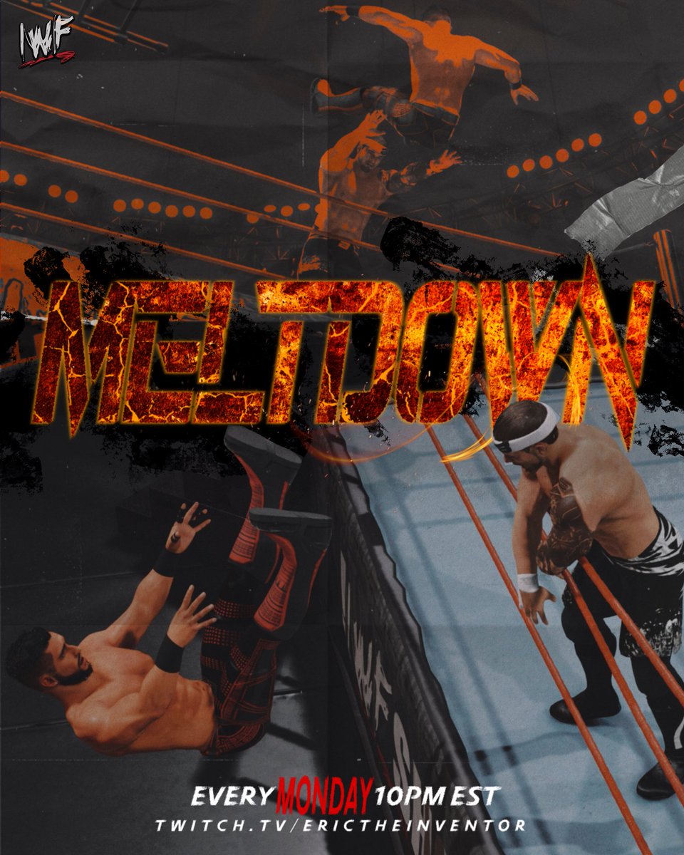 IWFUniverse's tweet photo. HERE WE GO‼️
#MondayNightMELTDOWN STARTS NOW! 🟠
‘PANDYCON’ @PandyParadeIWF/@Devaint_concon GET THEIR REMATCH - @YoursTrulyIWF FACES ANOTHER TOUGH CHALLENGE - @DaveySharkIWF LOOKS TO LEAD NEW ‘SHARKTANK’ TO A W!
HIT THE MERCH BOOTH - GET TO YOUR SEATS!
https://t.co/skyidJ4WiJ https://t.co/sj7ZOQfOs8