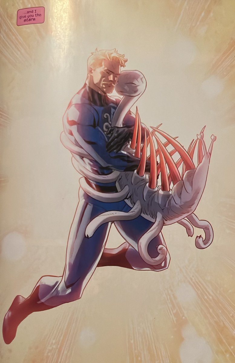 VohnJincent's tweet photo. Someone needs to stop @ryanqnorth. He’s out of control and has turned the #FantasticFour into one of my favorite books.

How dare you sir, how dare you write this 
 story and make it go so hard?

FF 25 (2025)
Art: @nemafronspain

@marvel #marvelcomics #comics #comicart https://t.co/s6iXQq5o1S