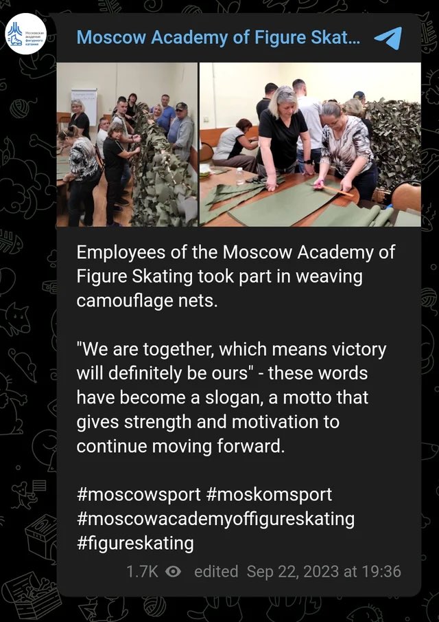 ItsSneffles's tweet image. ruzzian figure skating directly contributes to the murder of Ukrainians. BAN all ruzzian nationals from @milanocortina26! #BloodyOlympics