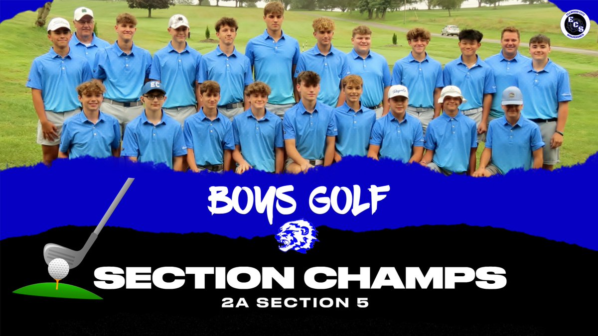 SECTION CHAMPS - BOYS GOLF

With the victory over Neshannock today, Boys Golf officially clinched a spot in the team playoffs...and...SECTION CHAMPS!

Congrats to the team along with HC Sam Barry and AC Bill Baker!

This marks as the 20th section championship won by EC!