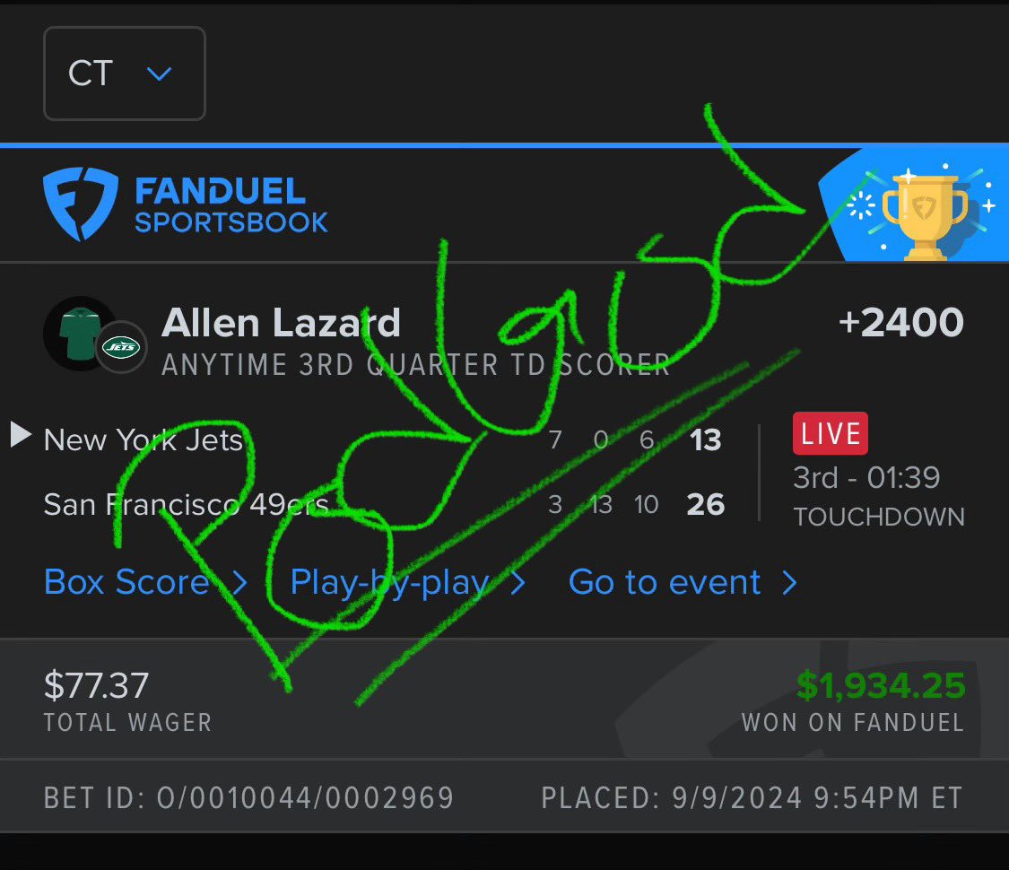 TheRealPodGod's tweet image. Fuck it I’m on oneeee 🎶 

#PodGod
#GamblingX
#NFL