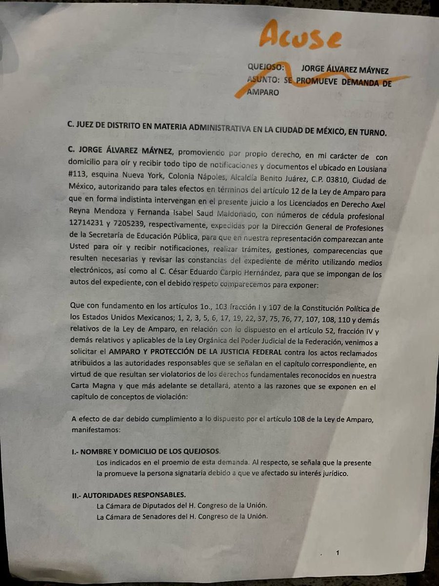 Jorge Álvarez Máynez tweet media