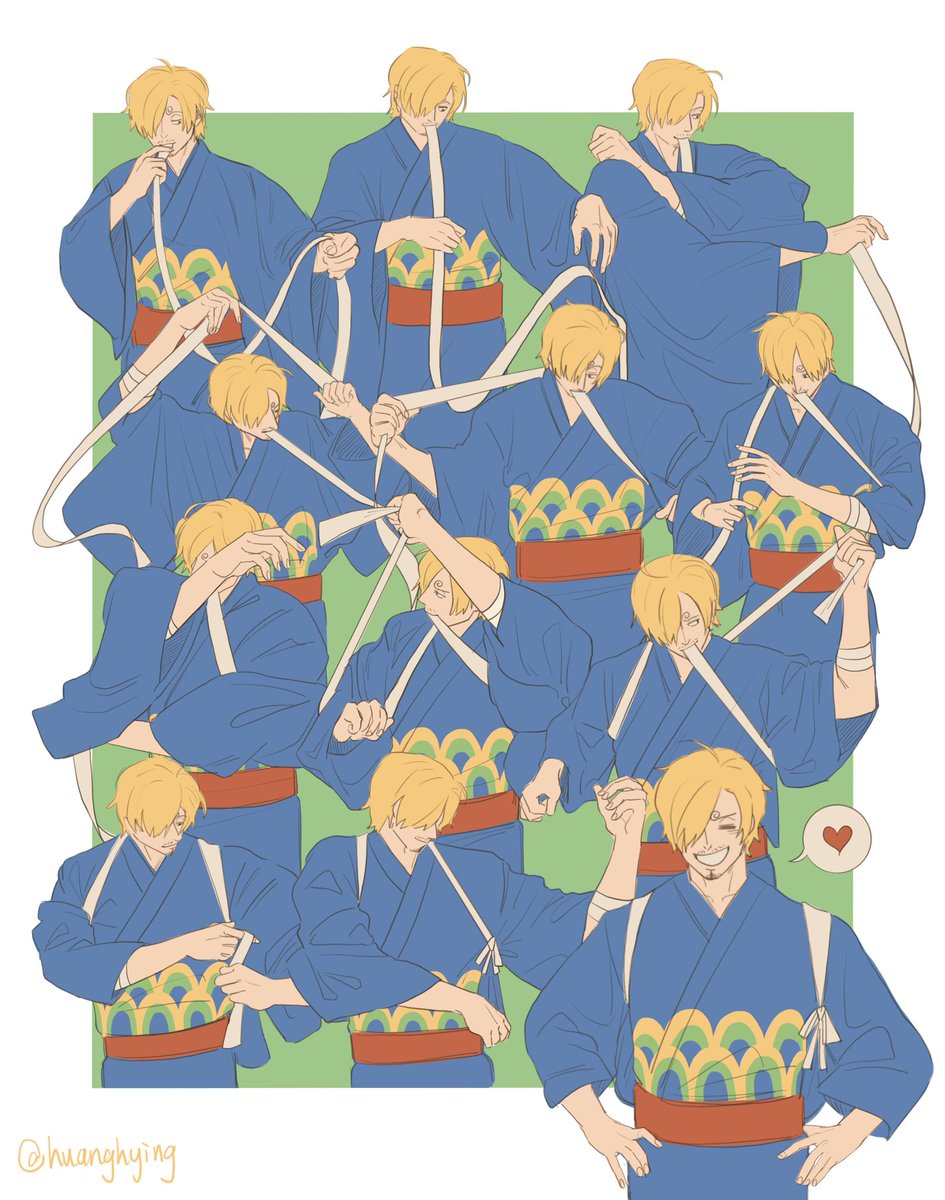 tying a tasuki 🎀🎀