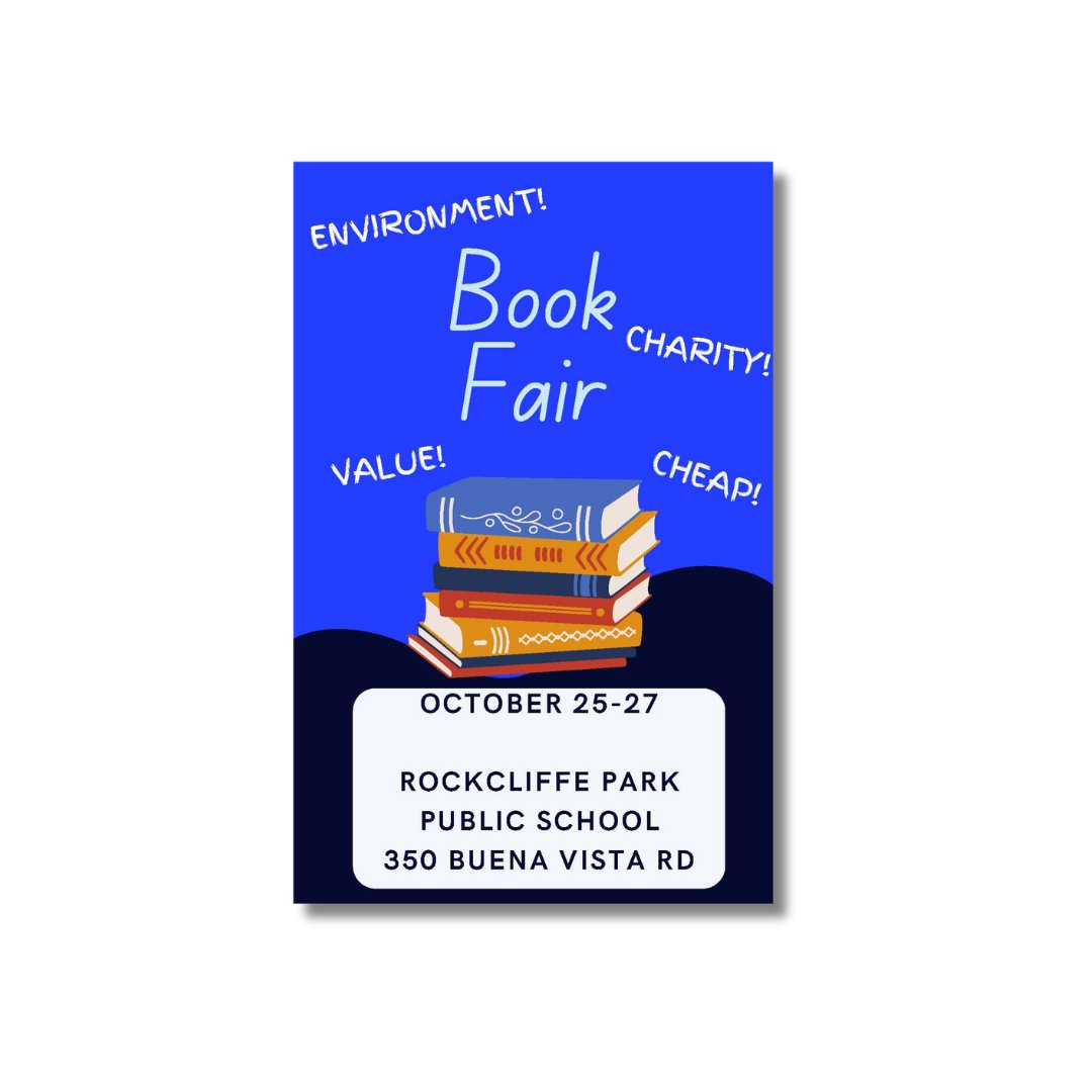 Rockcliffe Park Public School Book Fair tweet media